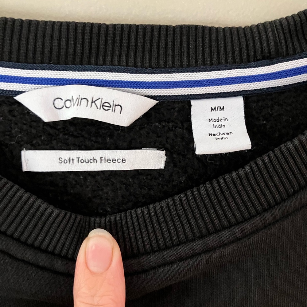 Calvin Klein Men's Black Soft Touch Fleece Briefs